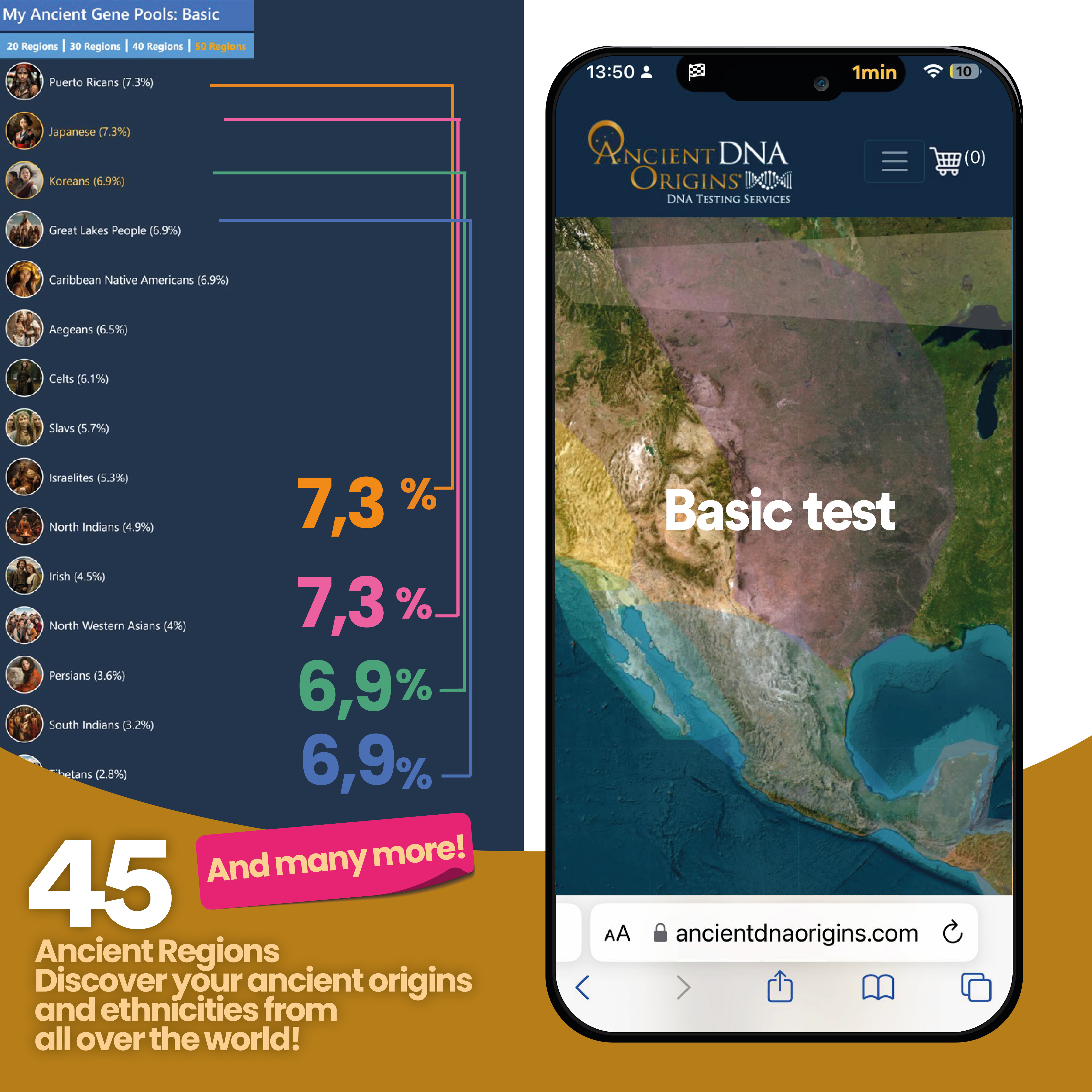 Basic results screen